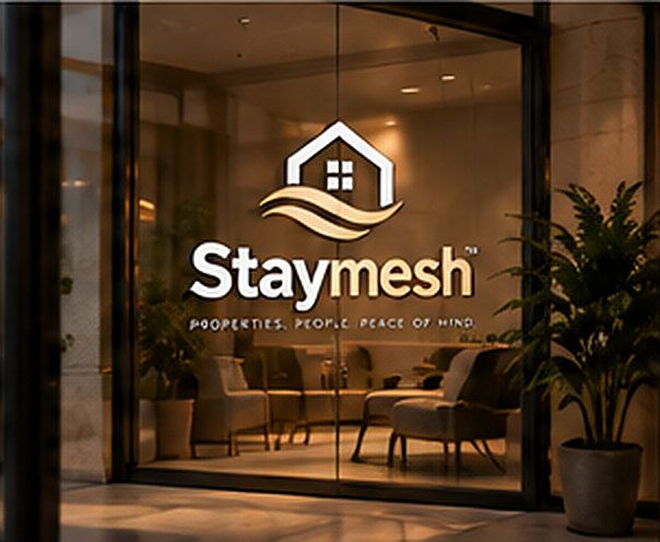 Staymesh on an office window